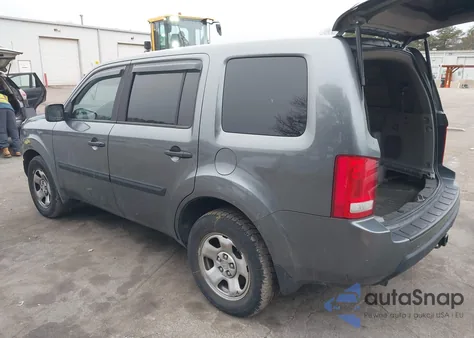 2011 Honda Pilot Lx from USA, damaged, VIN 5FNYF4H24BB103909